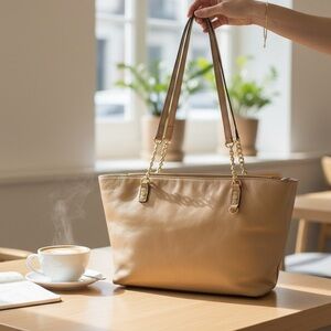 MICHAEL Michael Kors Jet Set Patent Leather Chain Tote Bag
